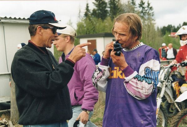 Kari Salonen ja Mikko Nykänen Karkkila SM 125cc 1996